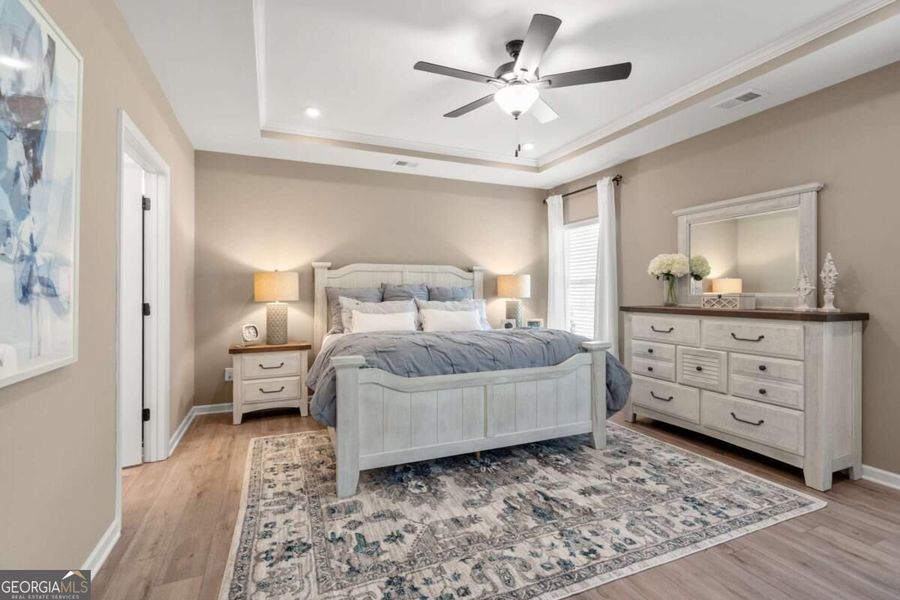 Furnished interior view inside a new home in Cobblestone Crossing Commons, Byron (Image 14).