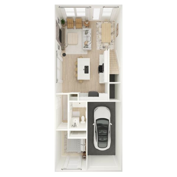 2D floor plan layout for the Celina by K. Hovnanian® Homes in Providence Commons, Providence Village, TX (Image 4). 2D floor plan layout for the Celina by K. Hovnanian® Homes in Providence Commons, Providence Village, TX (Image 4).