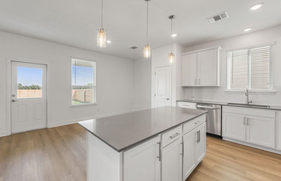 Furnished interior view inside a new home in Patterson Ranch, Georgetown (Image 5).