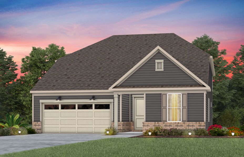 Representative exterior photo of a completed home built from the Palmary by Pulte Homes in Forest Creek, Waxhaw, NC (Image 24).