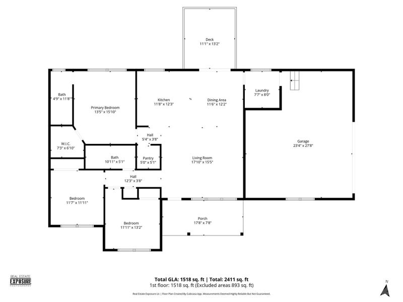 2D floor plan layout of this home in , Lancaster, SC (Image 5).