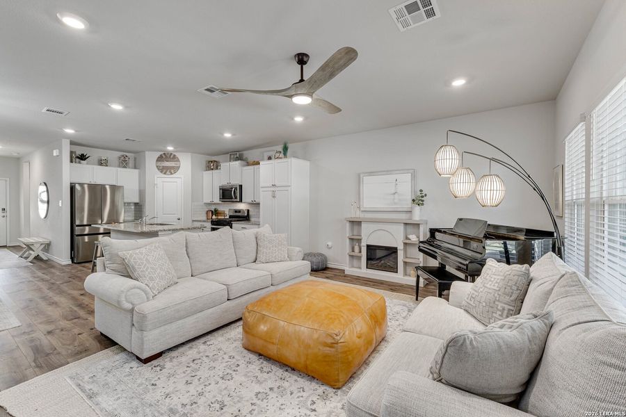 Furnished interior view inside a new home in Brookstone Creek, San Antonio (Image 14).