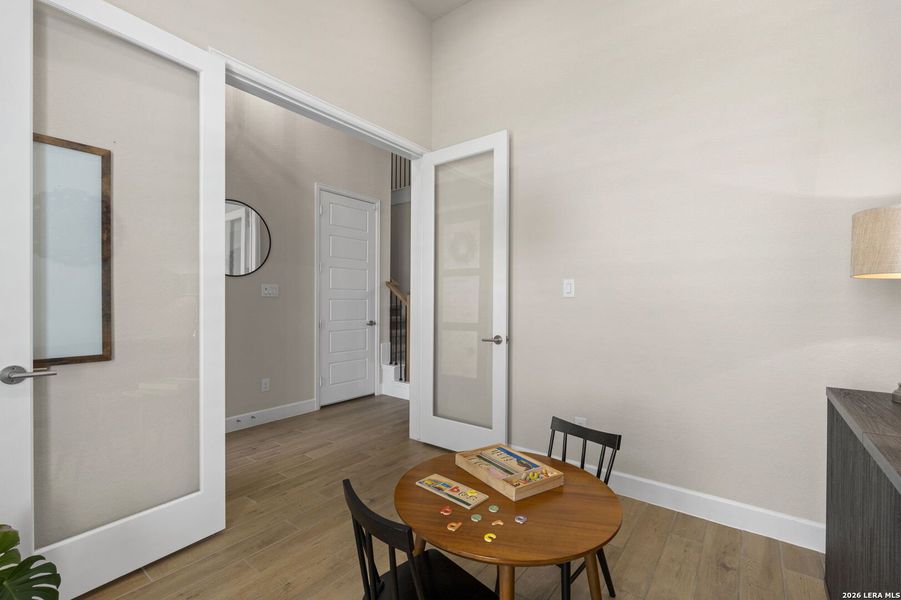 Furnished interior view inside a new home in Veramendi, New Braunfels (Image 37).