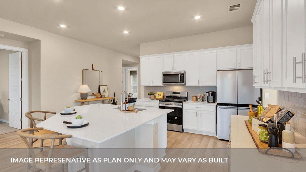 Furnished interior view inside a new home in Rosenbusch Ranch, Leander (Image 14).