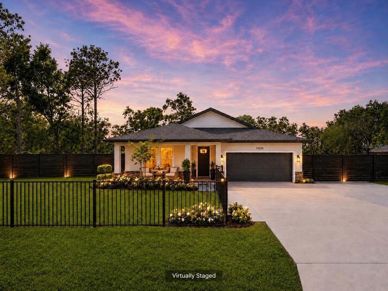 Front exterior of a new home in , Spring Hill, FL, highlighting curb appeal (Image 29).