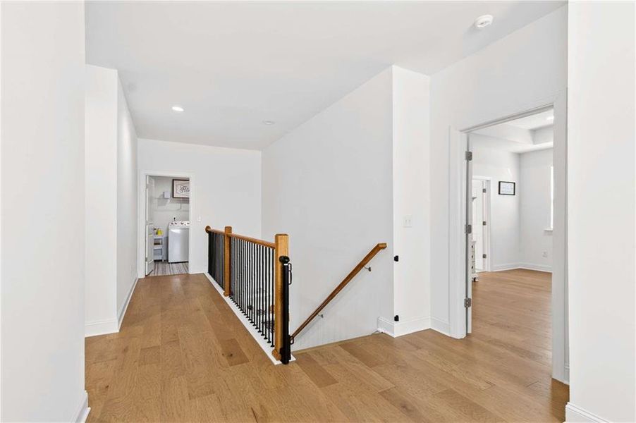 Spacious, unfurnished interior of a new home in East Harbor II at Chestatee, Dawsonville (Image 21).