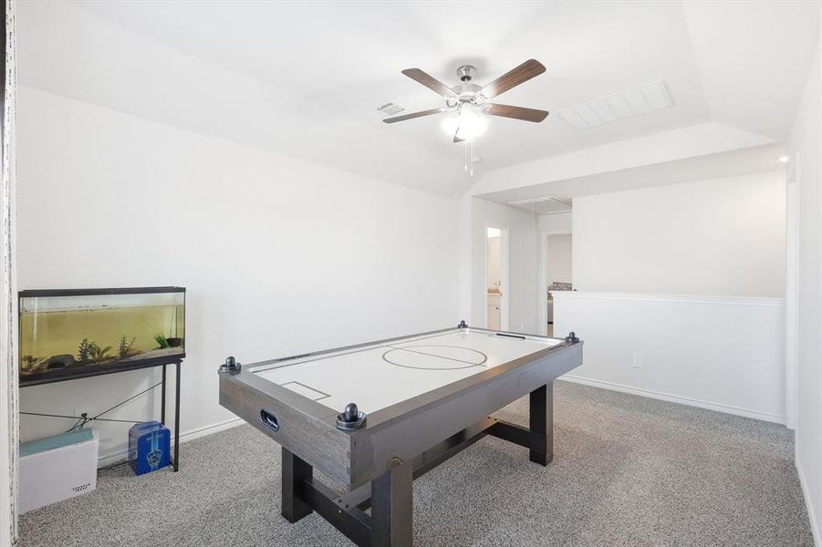 Furnished interior view inside a new home in Spiritas Ranch, Little Elm (Image 12). Furnished interior view inside a new home in Spiritas Ranch, Little Elm (Image 12).