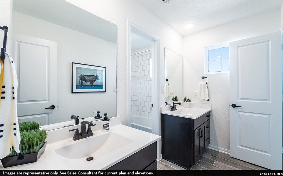 Furnished interior view inside a new home in Megan's Landing, Castroville (Image 11).