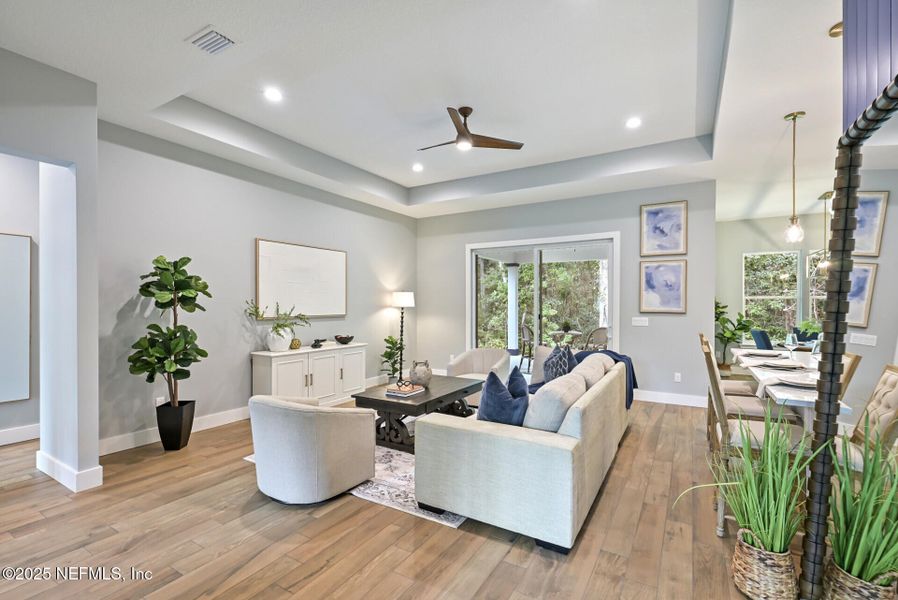 Furnished interior view inside a new home in , Jacksonville (Image 16).
