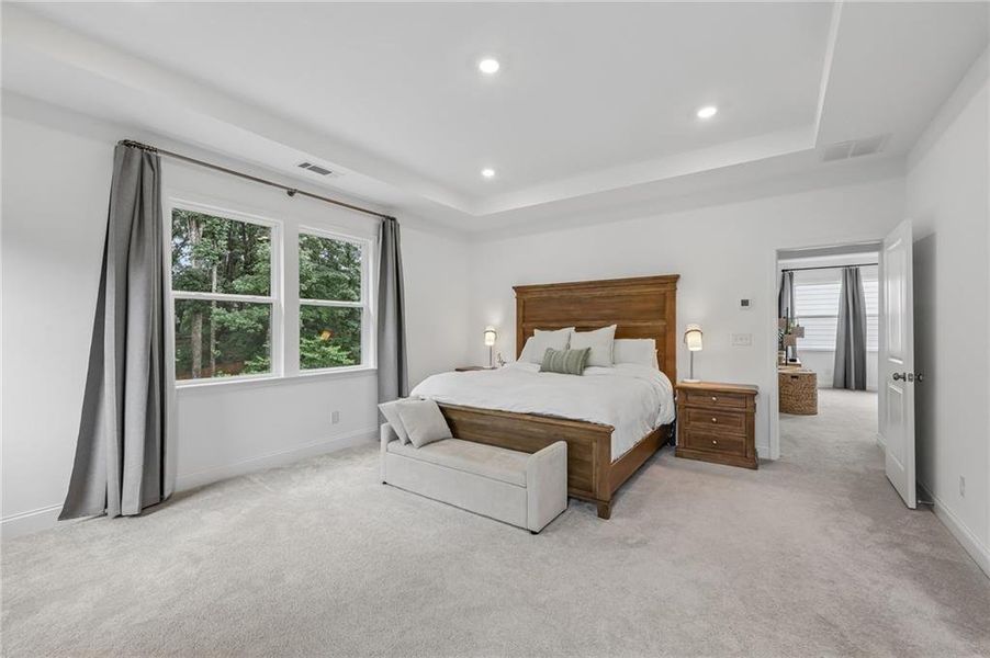 Furnished interior view inside a new home in Bailey Fence, Dacula (Image 14).