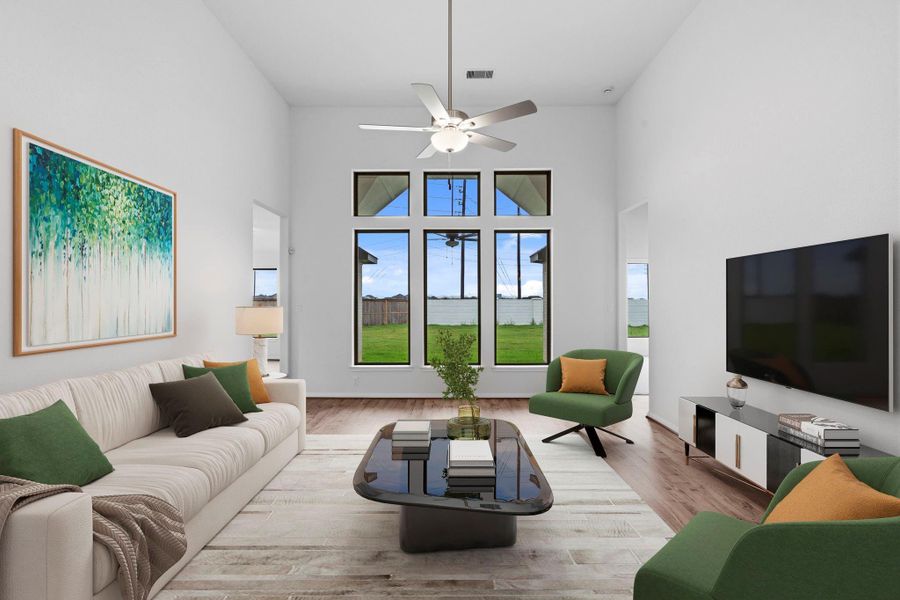 Furnished interior view inside a new home in , Texas City (Image 3).