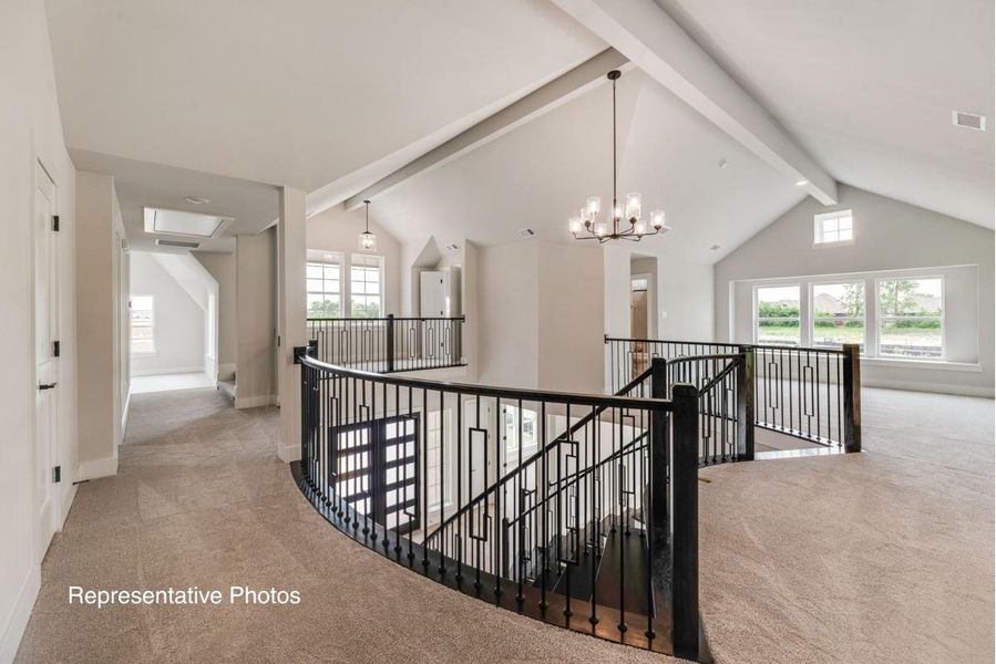 Representative furnished interior of a home built from the Grandview by Grand Homes in Grand Estates of Anna, Anna (Image 9).