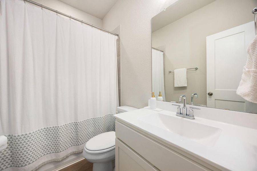 Furnished interior view inside a new home in Marvida, Cypress (Image 32).