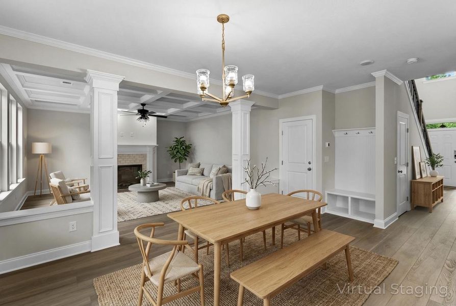 Furnished interior view inside a new home in Forrest Bluff, North Augusta (Image 7).