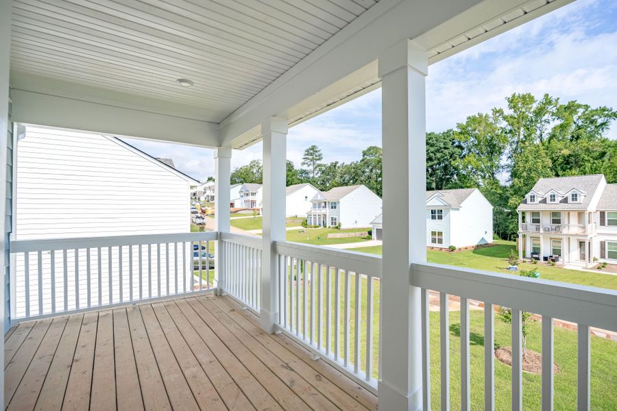 Exterior details and patio area of a home in Carriage Estates, Lexington (Image 25).