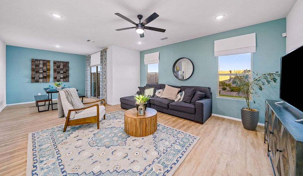 Furnished interior view inside a new home in Blackhawk, Tucson (Image 7).