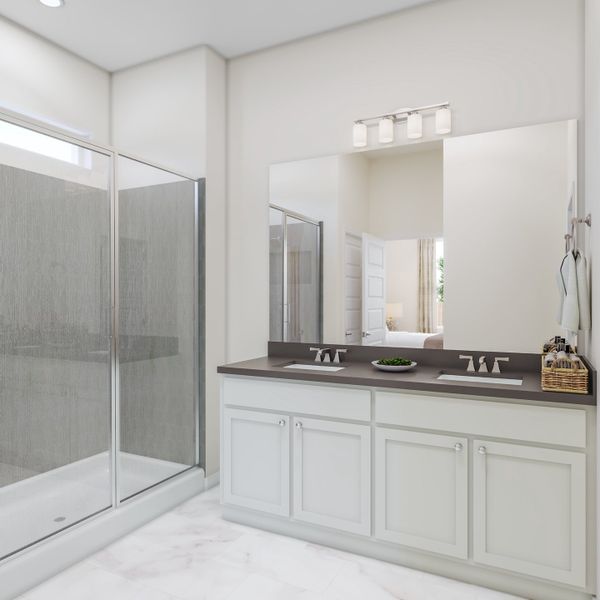 Furnished interior view inside a new home in Park Central, Georgetown (Image 9).