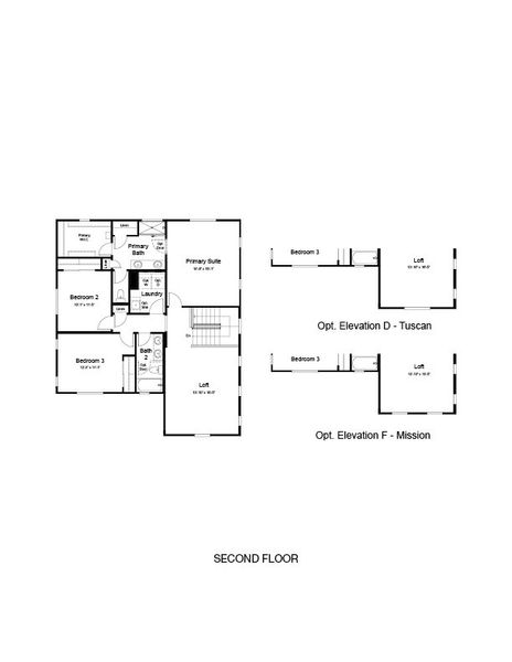 2D floor plan layout of this home in Stonehaven, Glendale, AZ (Image 3).