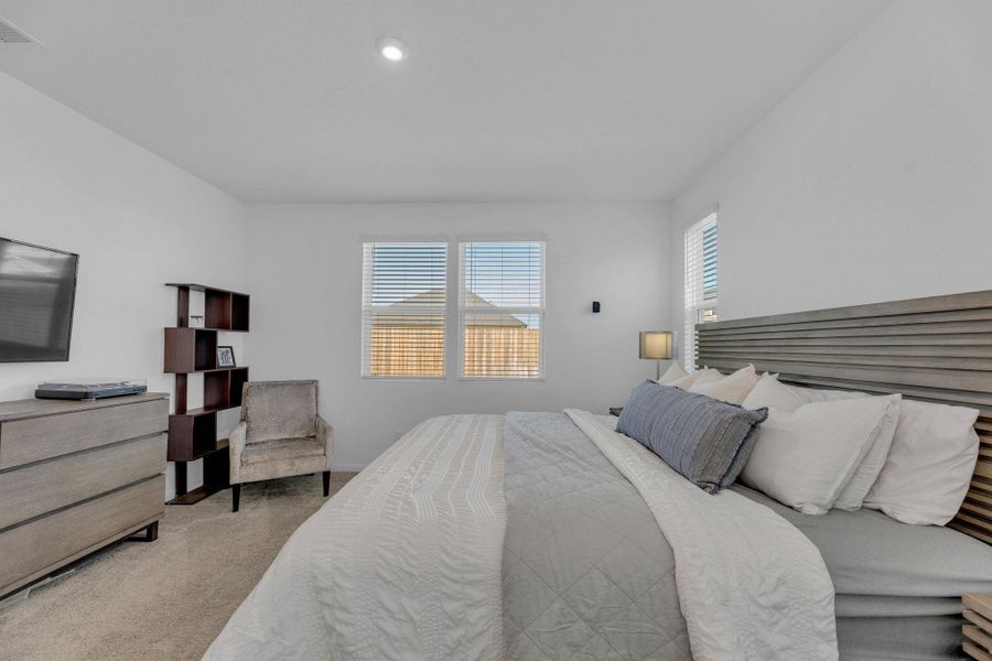 Furnished interior view inside a new home in Seasons at Carillon, Manor (Image 6).