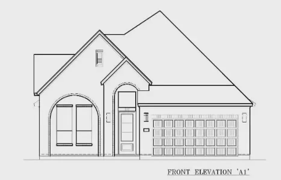 Exterior rendering of this home design in Meridiana 50's and 60's, Manvel, TX (Image 3).