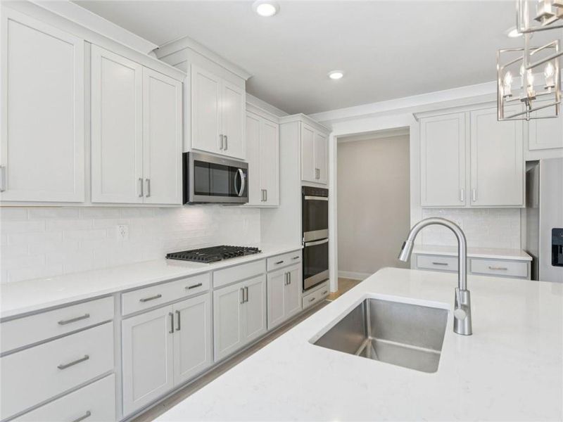 Furnished interior view inside a new home in River Pointe, Monroe (Image 6).