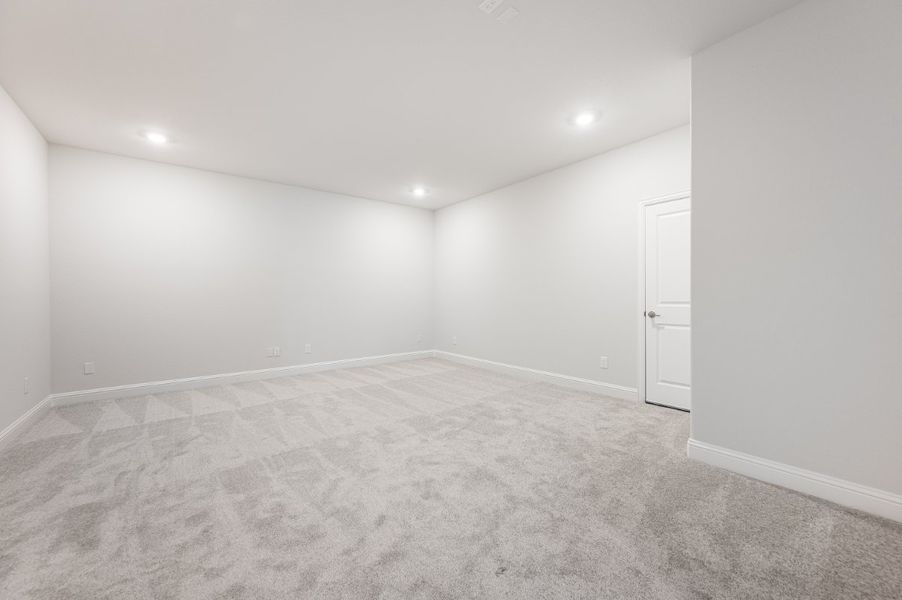 Representative unfurnished interior of a home built from the Amber by Taylor Morrison in Highland Lakes 60s, McKinney (Image 18). Representative unfurnished interior of a home built from the Amber by Taylor Morrison in Highland Lakes 60s, McKinney (Image 18).