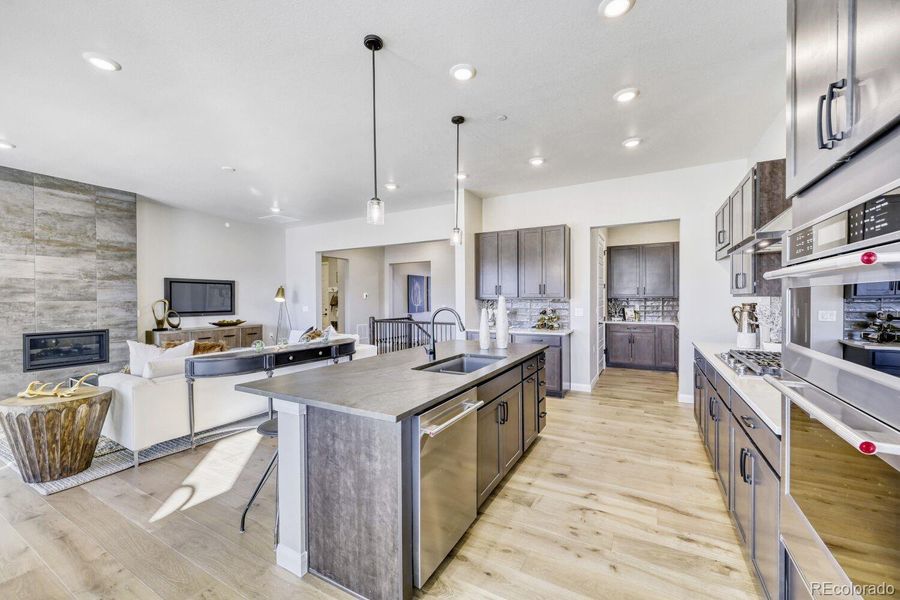 Furnished interior view inside a new home in , Broomfield (Image 41).