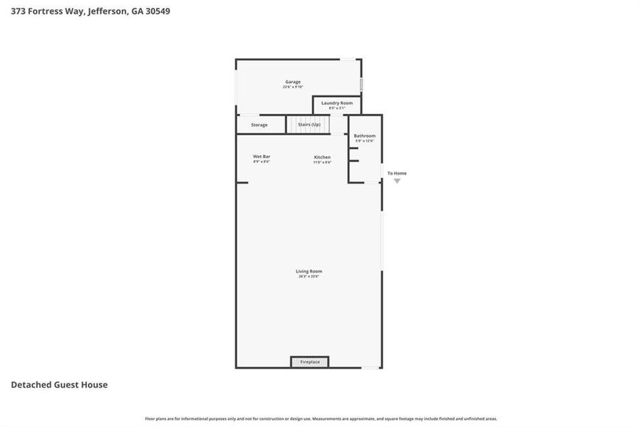 2D floor plan layout of this home in , Jefferson, GA (Image 7).