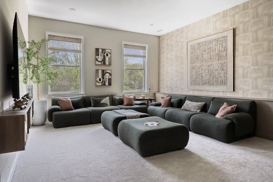 Representative furnished interior of a home built from the Blair by Fischer Homes in Leeland Farms, Fuquay Varina (Image 22).