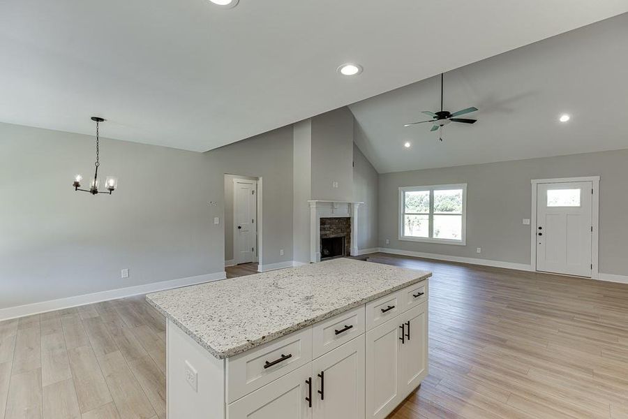 Furnished interior view inside a new home in , Hartwell (Image 10).