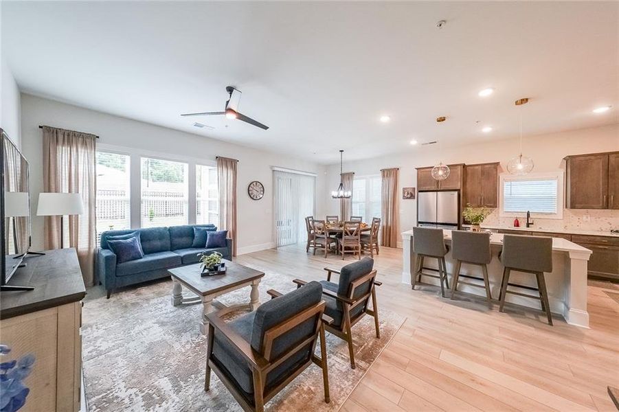 Furnished interior view inside a new home in The Reserve at Bells Ferry, Kennesaw (Image 19).