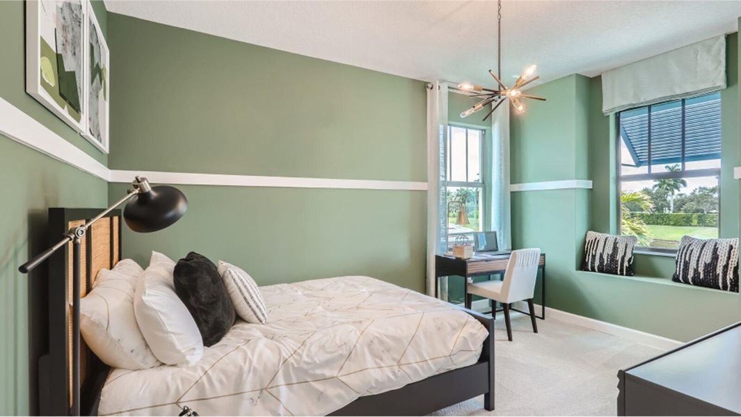 Furnished interior view inside a new home in Tesoro Club, Port St. Lucie (Image 17).