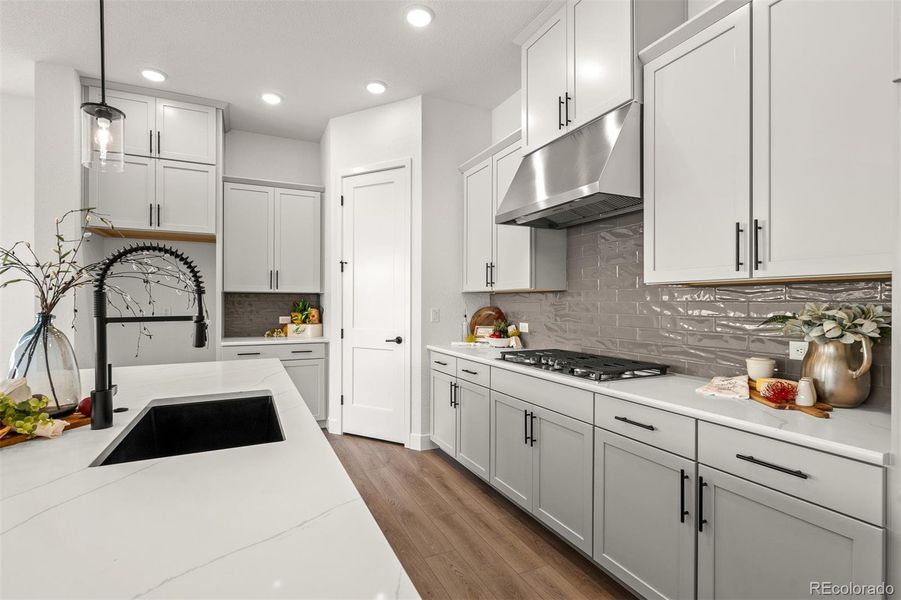 Furnished interior view inside a new home in Wolf Ranch - Enclave Collection, Colorado Springs (Image 15).