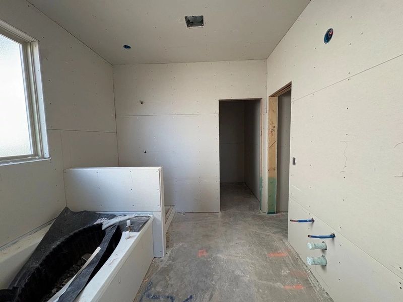 In-progress construction of a new home in Rolling Glen, Hutto, TX (Image 19).