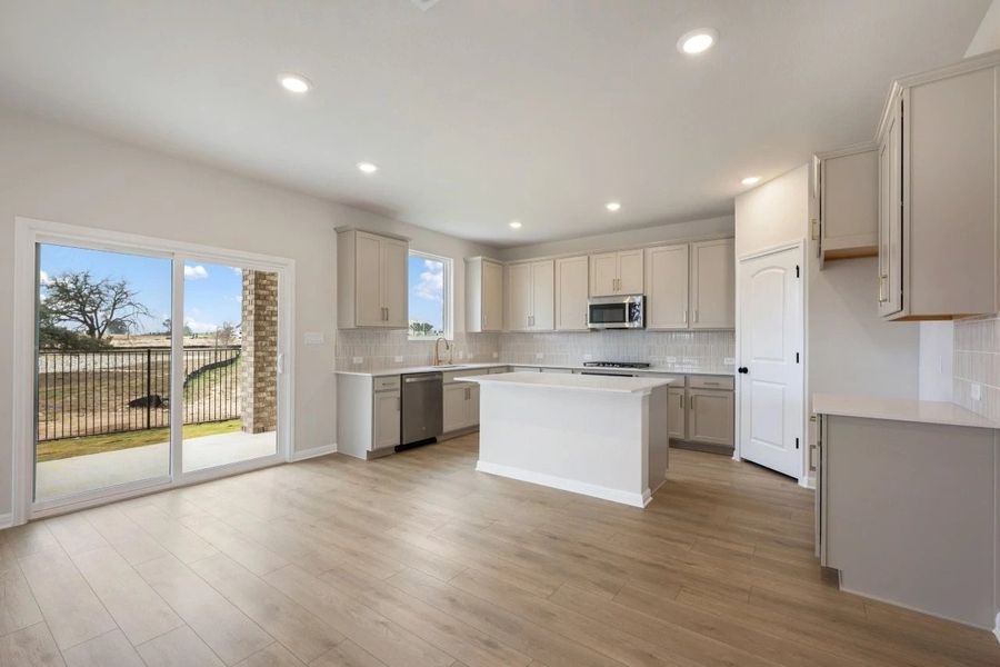 Furnished interior view inside a new home in Berry Creek Highlands, Georgetown (Image 6).