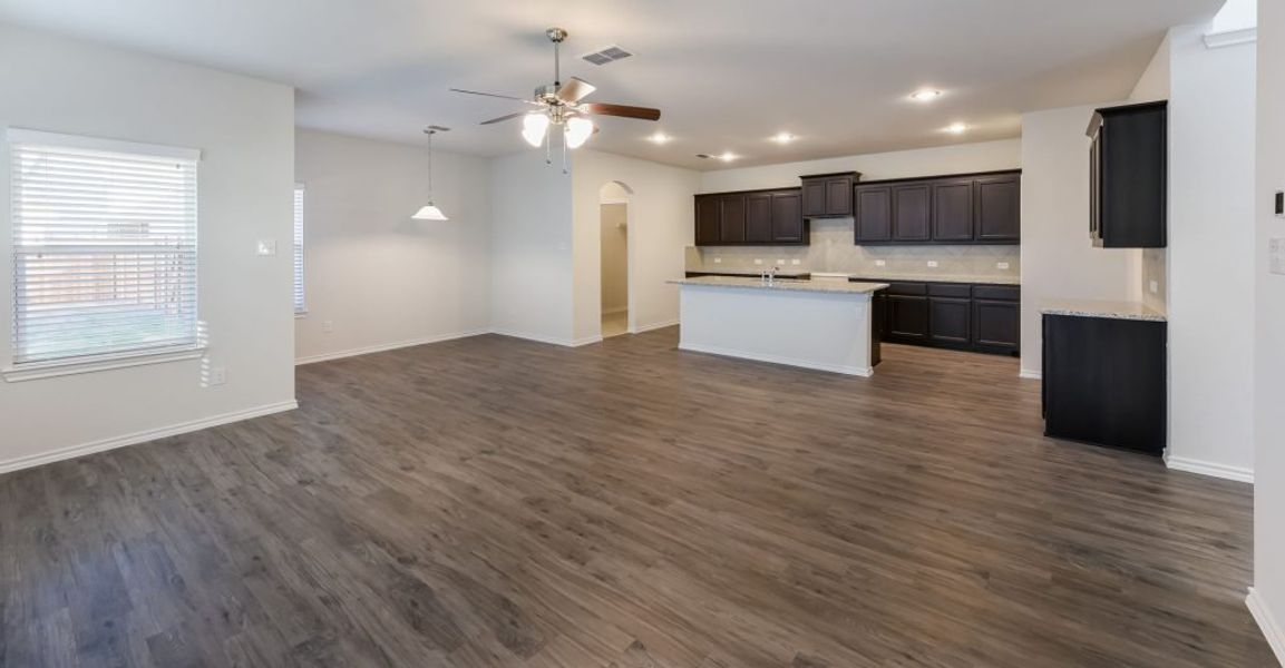 Representative exterior photo of a completed home built from the Adina by Impression Homes in Heartland, Heartland, TX (Image 7). Representative exterior photo of a completed home built from the Adina by Impression Homes in Heartland, Heartland, TX (Image 7).