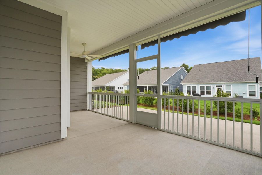 Exterior details and patio area of a home in , Summerville (Image 3).