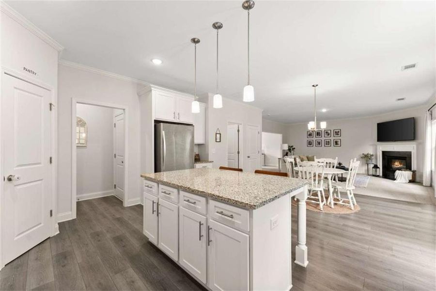 Furnished interior view inside a new home in , Dawsonville (Image 19).
