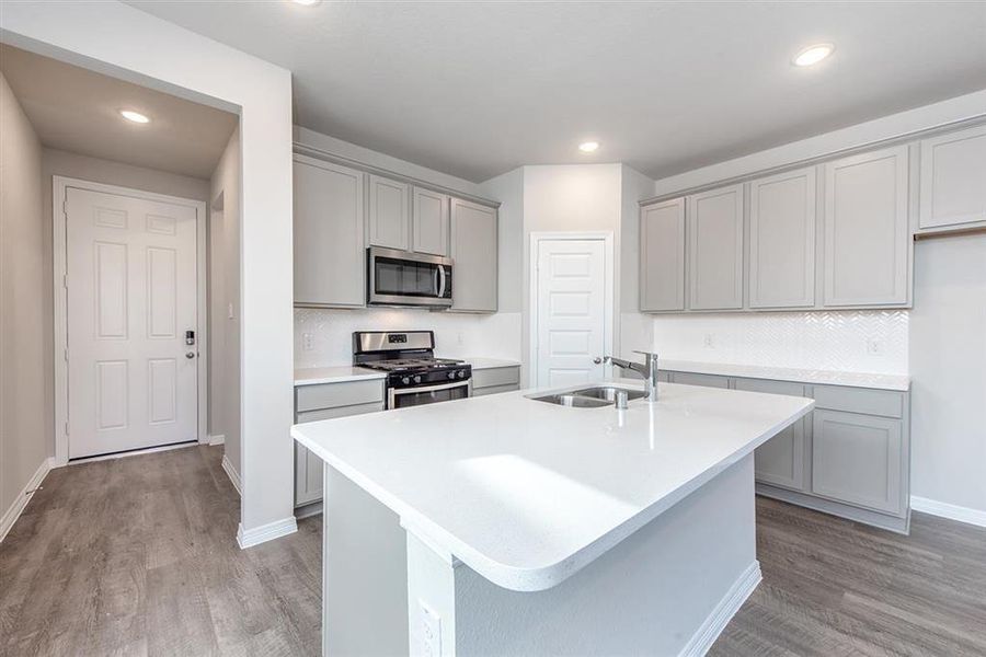 Entryway Leading to Kitchen