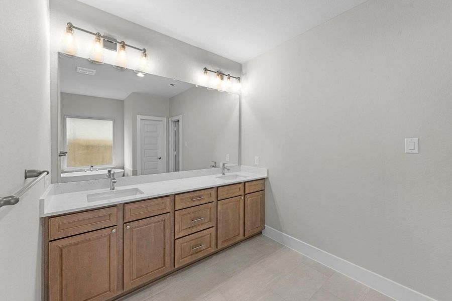 Furnished interior view inside a new home in Morton Creek Ranch, Katy (Image 9).