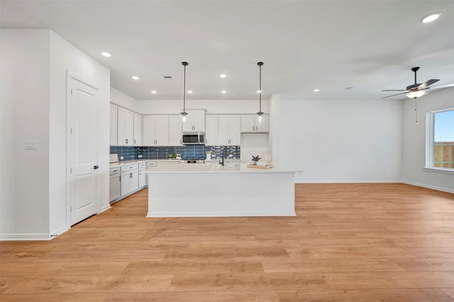 Furnished interior view inside a new home in Jordan Ranch - Terrace Collection, Fulshear (Image 7).