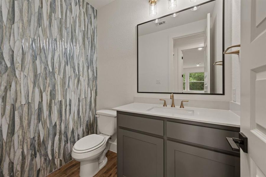 Furnished interior view inside a new home in Rolling Creek Ranch, Aledo (Image 18).