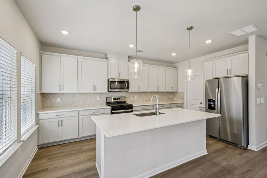 Furnished interior view inside a new home in Martin Springs - Estate Series, Lawrenceville (Image 5). Furnished interior view inside a new home in Martin Springs - Estate Series, Lawrenceville (Image 5).