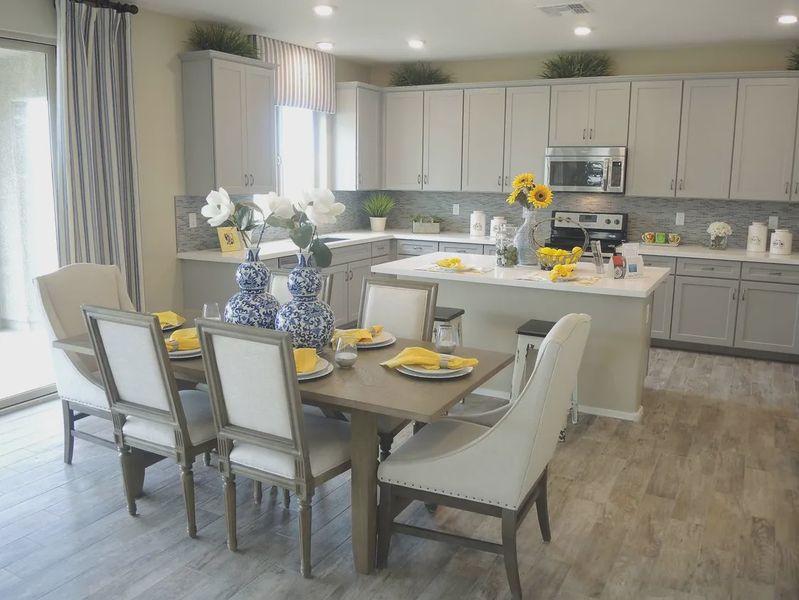 Furnished interior view inside a new home in Avanti at Granite Vista, Waddell (Image 4).