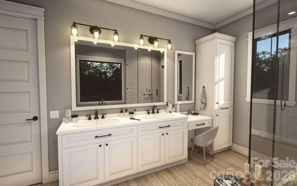 Furnished interior view inside a new home in , Salisbury (Image 10).