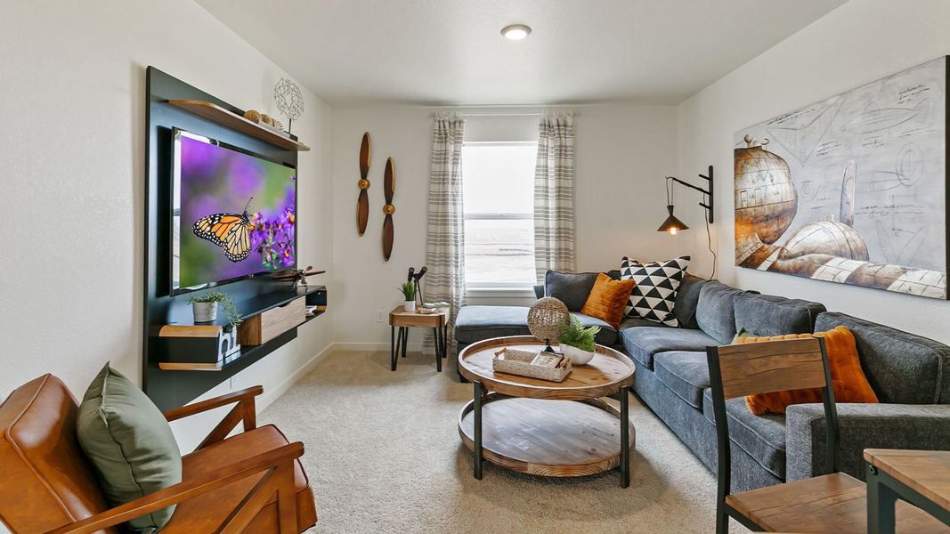 Furnished interior view inside a new home in Vista Meadows, Fort Lupton (Image 20).