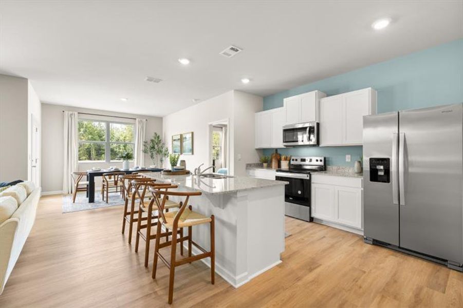 Furnished interior view inside a new home in Northberry, Rome (Image 39).