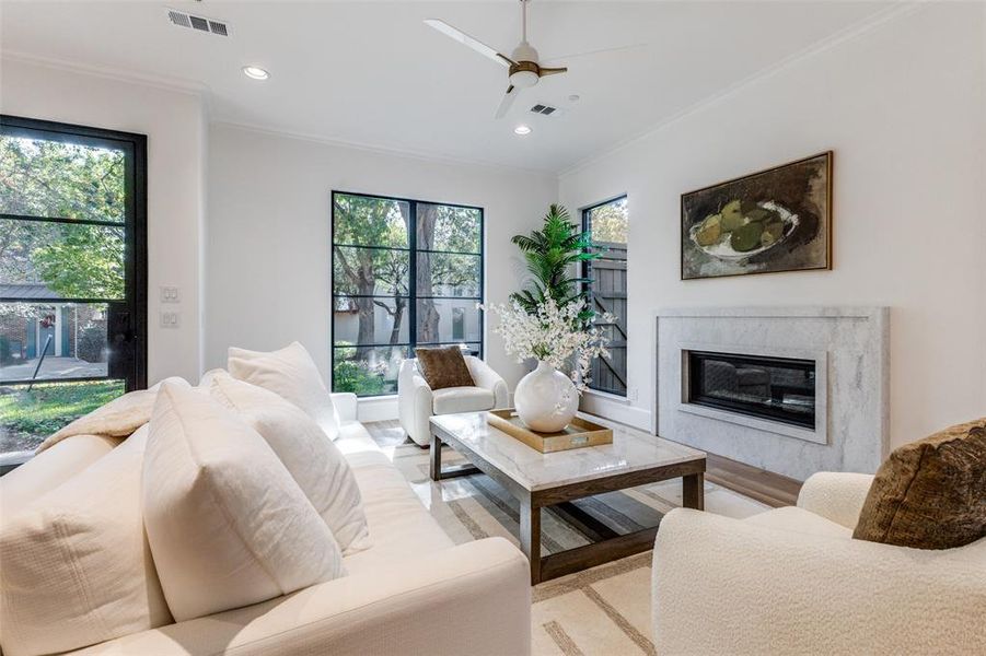 Furnished interior view inside a new home in , University Park (Image 16).