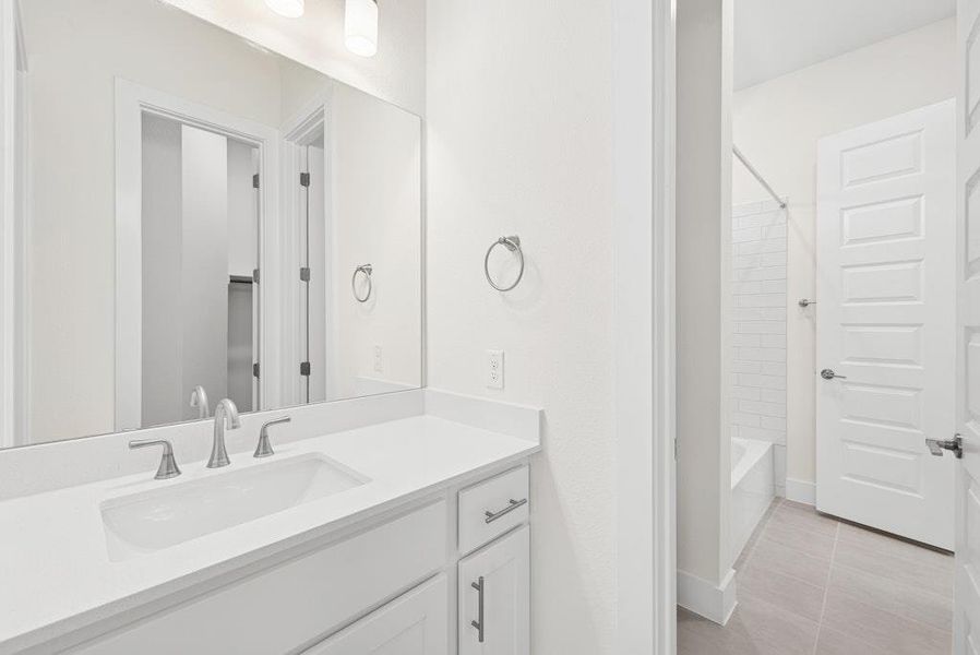 Furnished interior view inside a new home in Riverstone, Georgetown (Image 6).