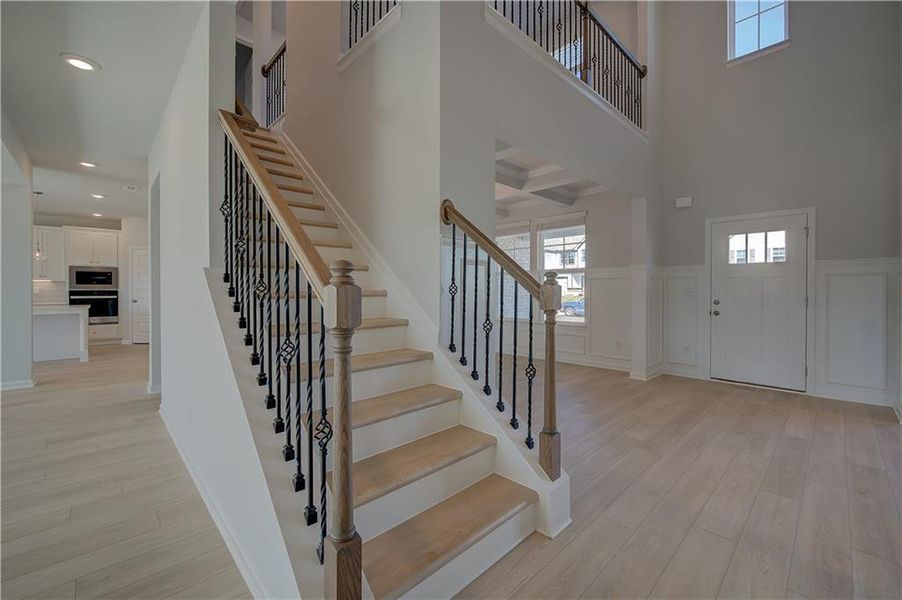 Spacious, unfurnished interior of a new home in Grandview at Millers Mill, Stockbridge (Image 33). Spacious, unfurnished interior of a new home in Grandview at Millers Mill, Stockbridge (Image 33).